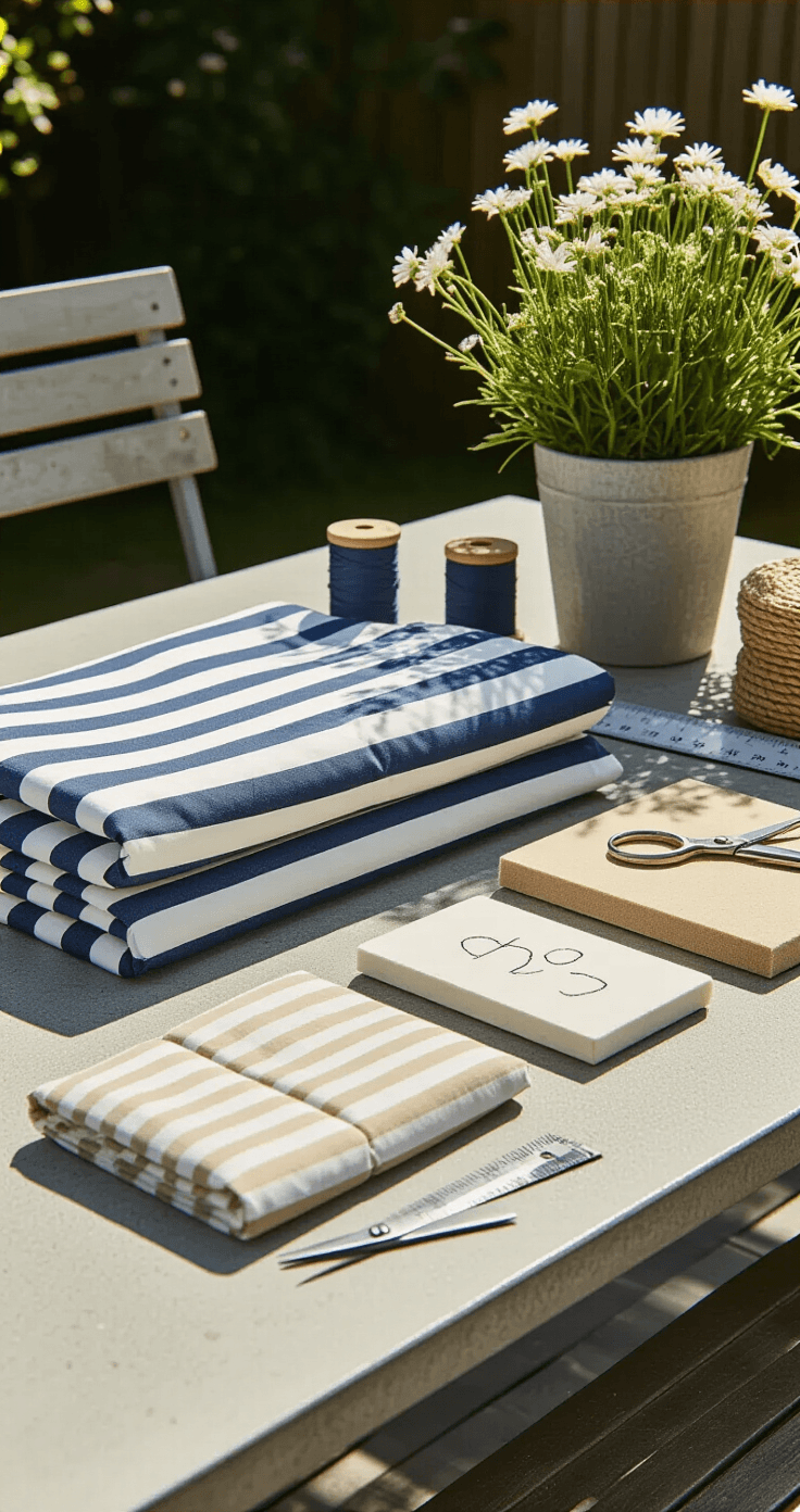 DIY Buitenkussens Maken: Zo Geef Je Jouw Balkon of Tuin Een Pinterest-Waardige Make-Over